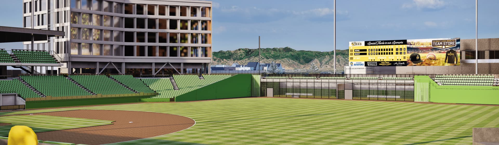 America First Square Ballpark Rendering