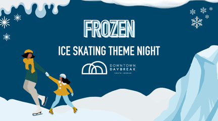 frozen themed skate night grid image
